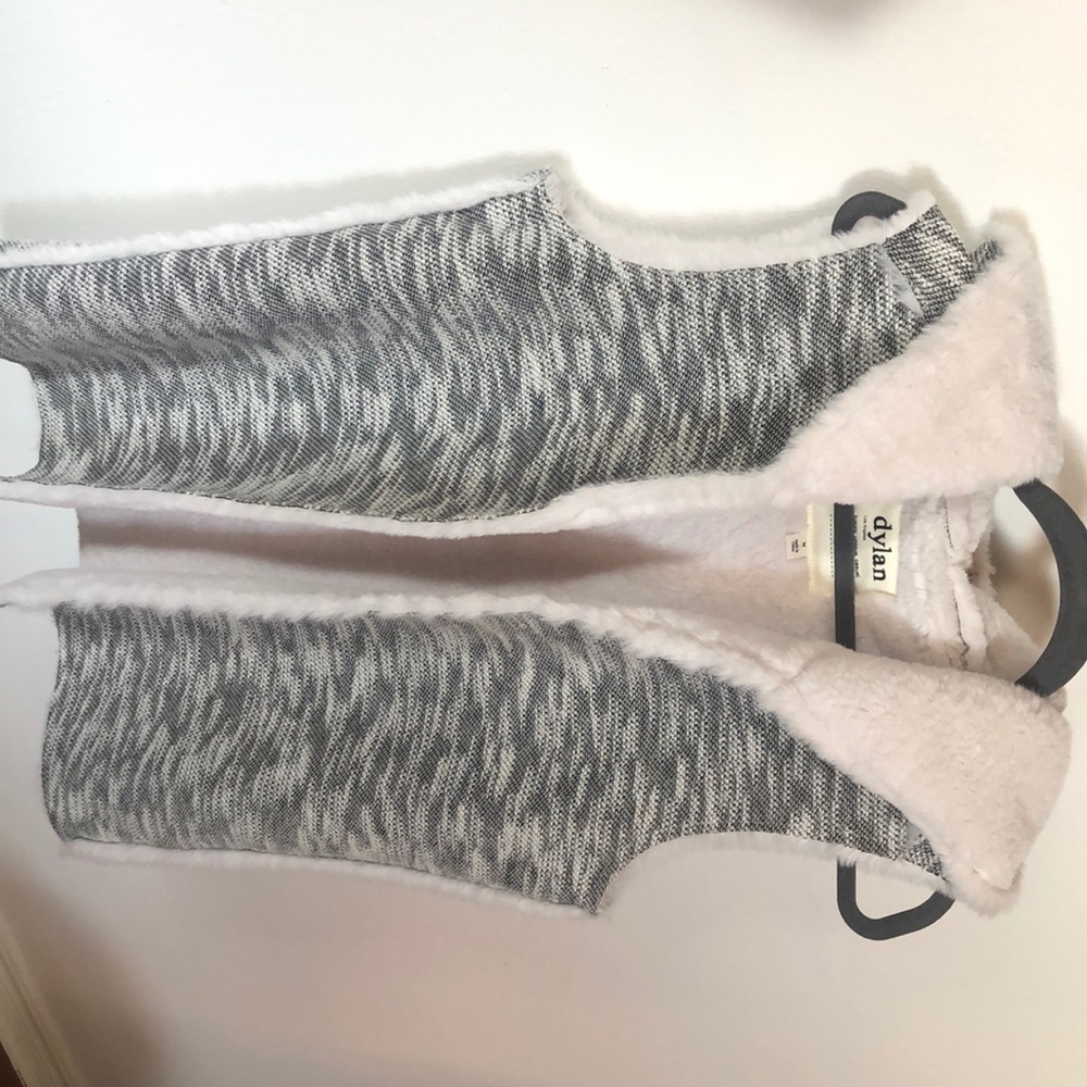 Faux fur winter vest